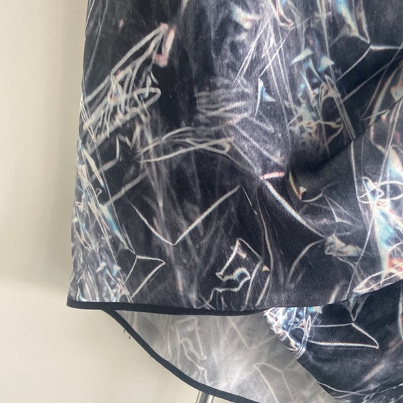 Helmut Lang Cellophane Silk Print Skirt - Picture 5 of 13